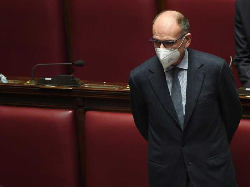 Enrico Letta (foto Ansa)