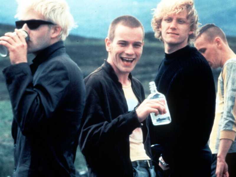 Un'immagine del film Trainspotting, diretto da Danny Boyle (foto Olycom)
