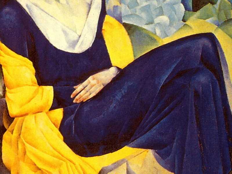 Anna Achmatova ritratta da Nathan Altman, 1914 (foto Olycom) <br />