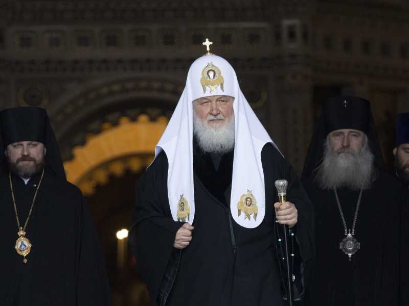 &nbsp; Il Patriarca Kirill (foto LaPresse)<br />