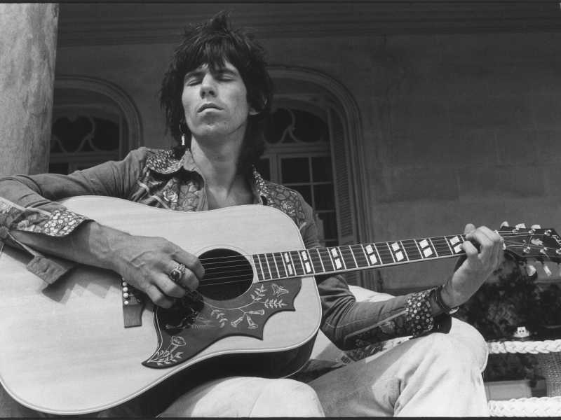 Keith Richards a Nellcote (Ansa)&nbsp;