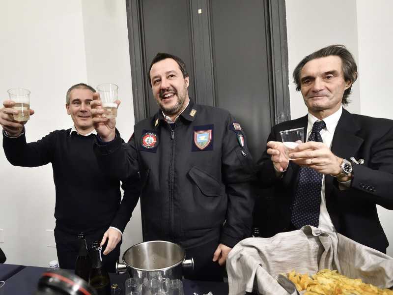 Salvini e Grimoldi. I viaggi paralleli, tra figuracce e cene raffinate, dei leghisti sul fronte ucraino