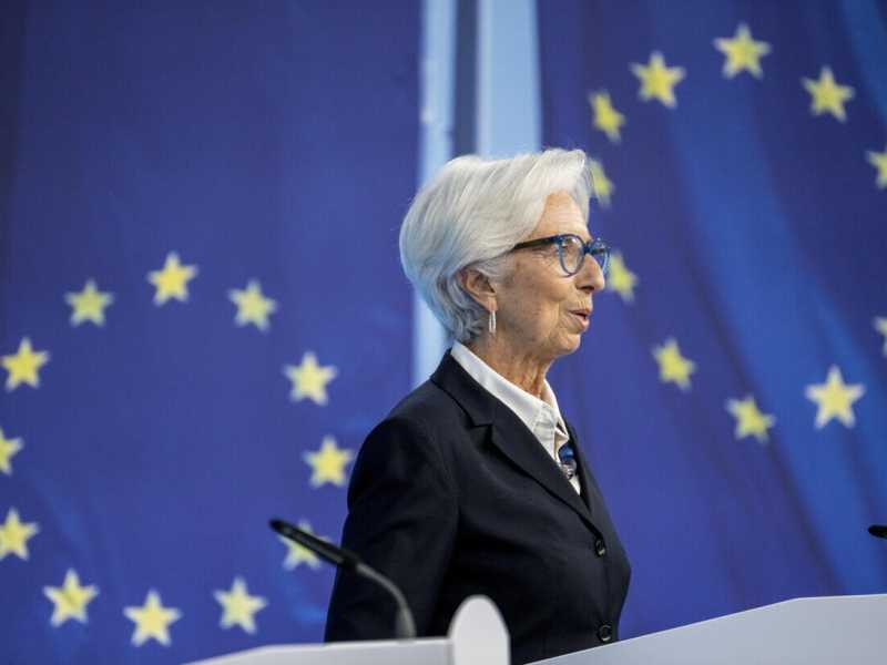 Christine Lagarde, presidente della Bce (Foto: Epa/Thomas Lohnes / POOL)