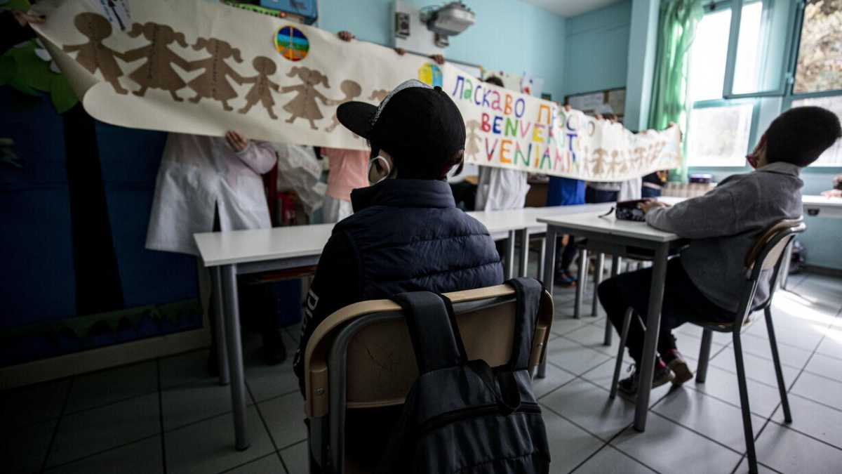 Immagine di I primi bimbi ucraini arrivano nelle scuole