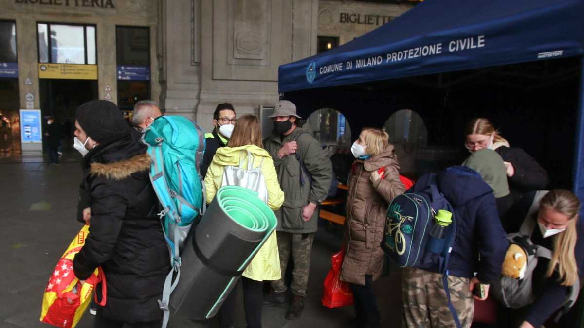 Immagine di Così Milano accoglie i profughi dall'Ucraina