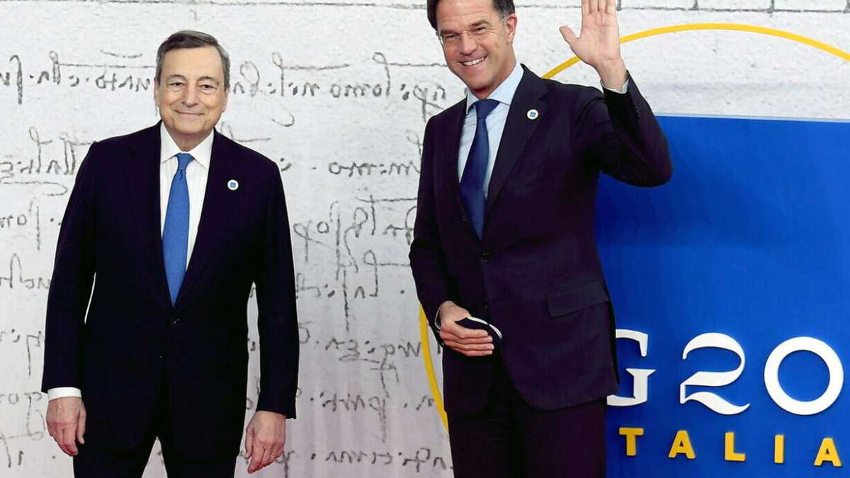 Immagine di Rutte offre a Draghi convergenze strategiche e aperture sul Patto di stabilità