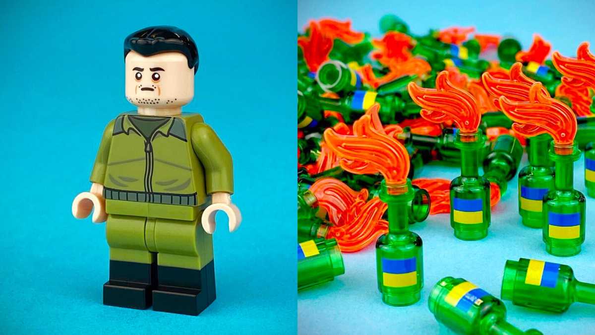 Immagine di Uno Zelensky di Lego per chi sogna le costruzioni invece della distruzione