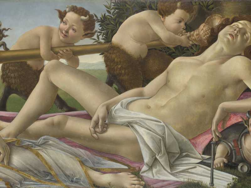 Venere e Marte di Sandro Botticelli (dettaglio)&nbsp;