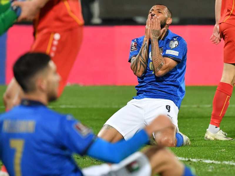 Italia-Macedonia del nord: gli Azzurri sono fuori dal Mondiale 2022 in Qatar