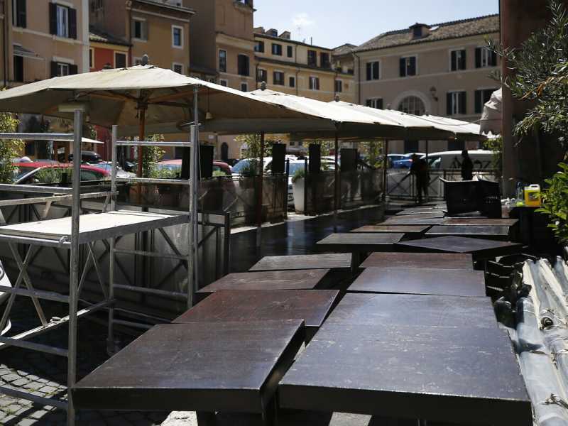 A Roma scompare il green Pass, ma i dehors restano