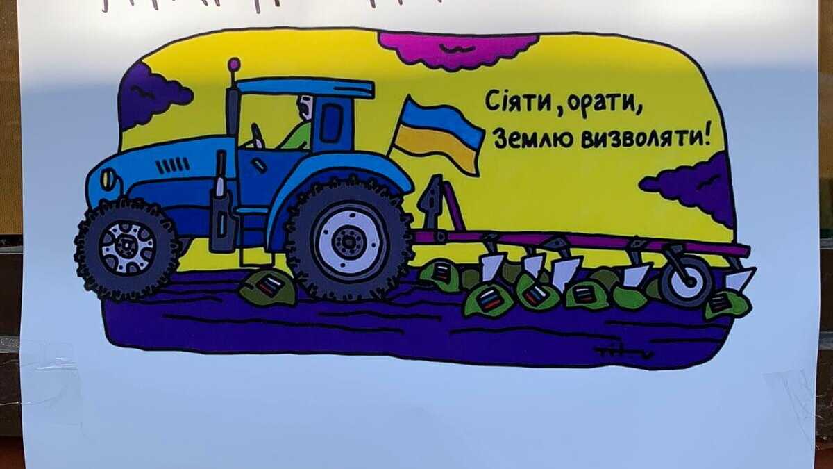 Immagine di L'arte che accusa, insulta e sfotte i russi nelle strade dell'Ucraina meridionale