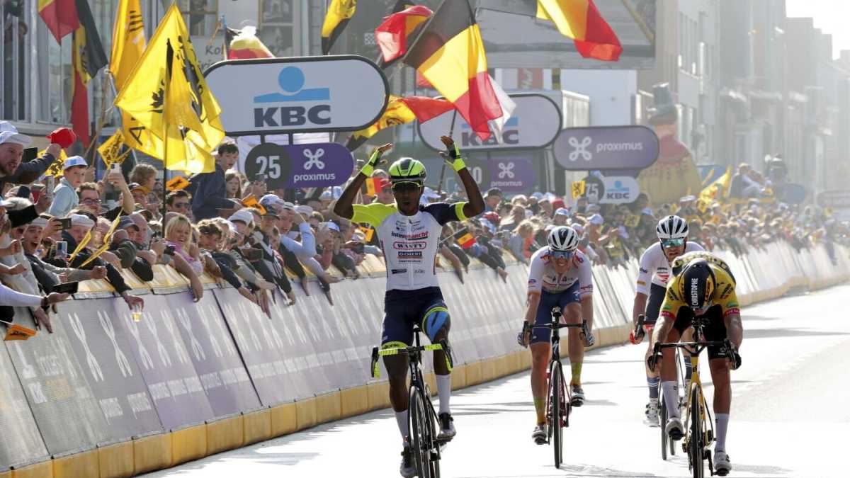 Immagine di Alla Gent-Wevelgem Biniam Girmay ha chiuso il cerchio delle pietre