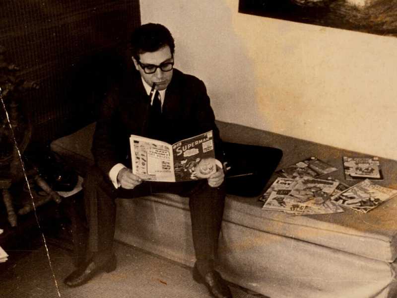 Nel 1964 Umberto Eco scrisse il saggio "Il mito di Superman" (Olycom)&nbsp;