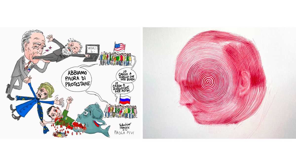 Immagine di La guerra di Putin. Tre artisti disegnano per il Foglio