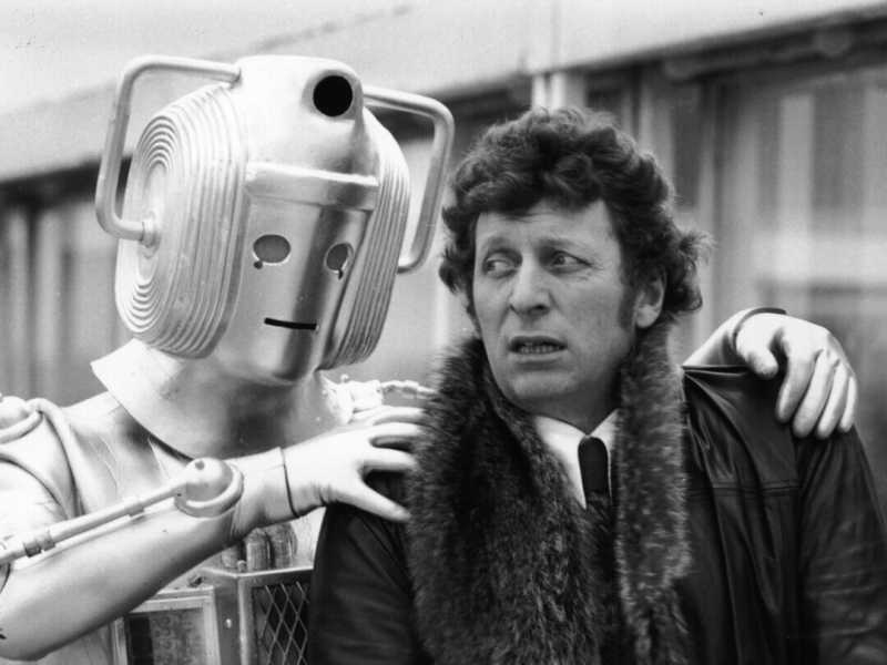 Il dottor Who (Tom Baker) incontra uno dei mostri della sua nuova serie (Foto di Frank Barratt/Getty Images) <br />