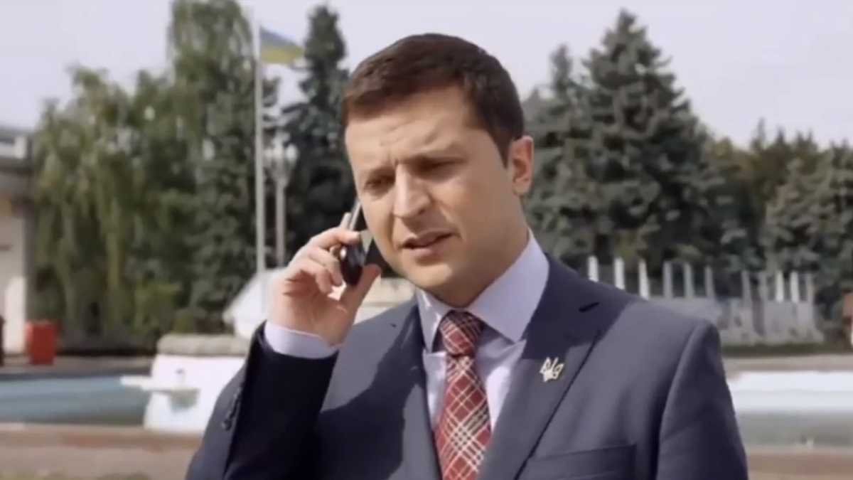 Immagine di Zelensky come attore? Mah...