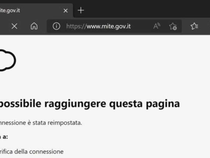 Il sito del Mite è irraggiungibile. È ora di affrontare davvero il tema della sovranità dei dati