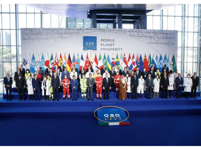 Il G20 di Roma, lo scorso novembre (Ansa)