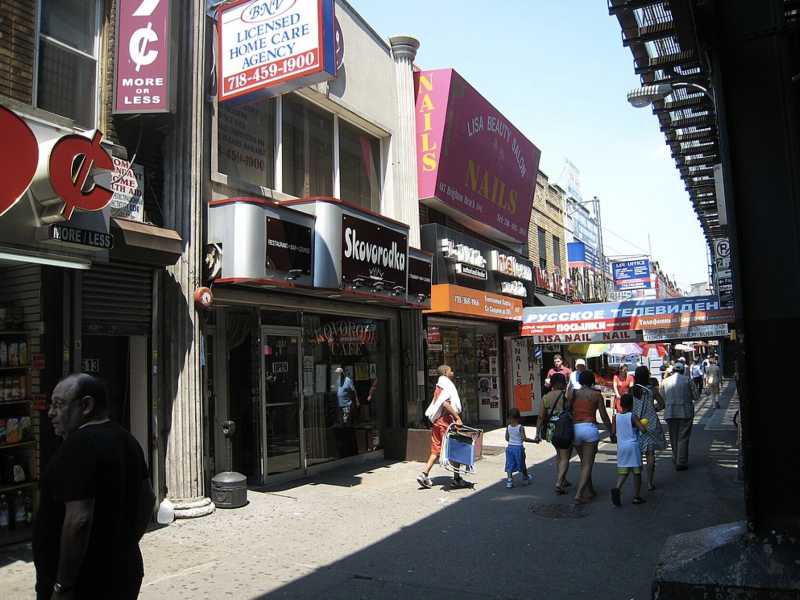 Il quartiere di Brighton Beach (Wikimedia commons)&nbsp;<br />