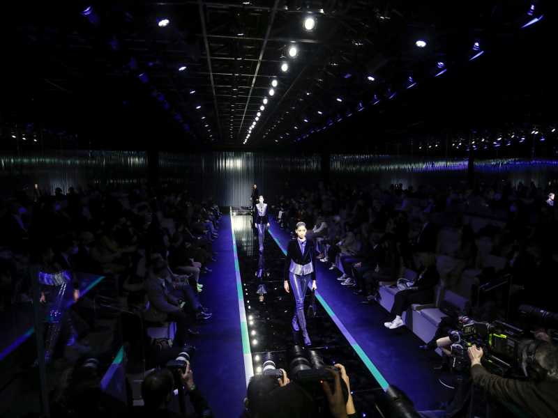 Una sfilata della Fashion week di Milano (Ansa