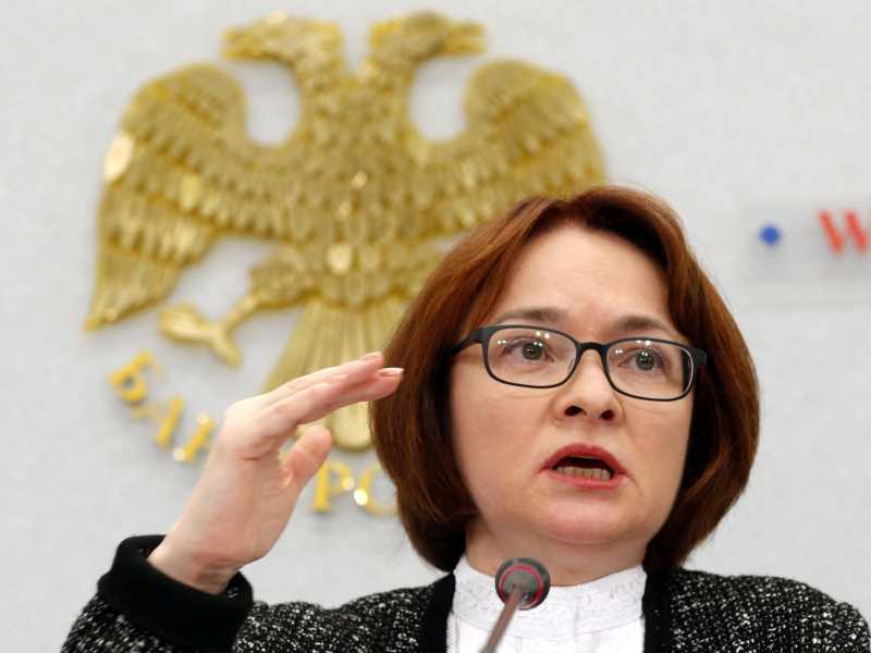 Elvira Nabiullina, governatrice della Banca centrale russa (foto di Ansa)