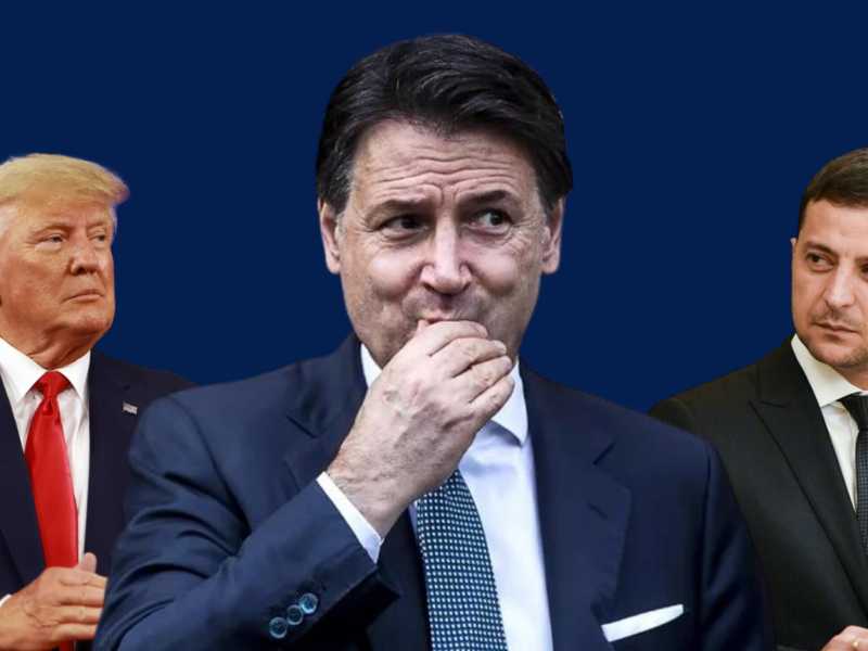 Di fronte alle richieste indecenti di Trump, Conte non è Zelensky