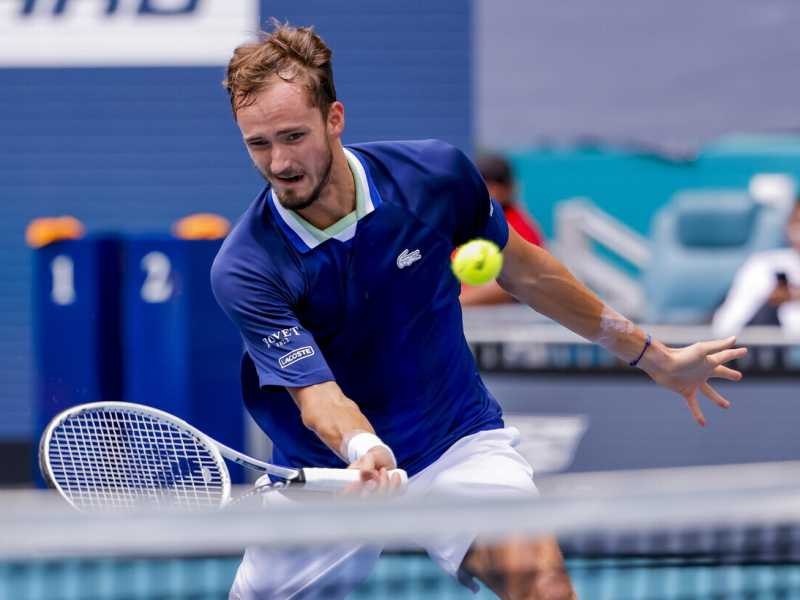 Il tennista numero uno al mondo Daniil Medvedev (foto EPA)