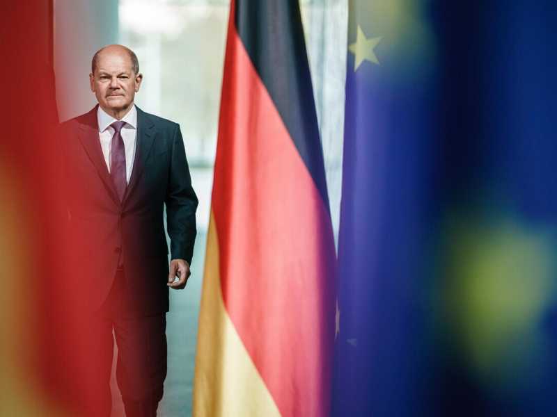 Il cancelliere Olaf Scholz (Ansa)