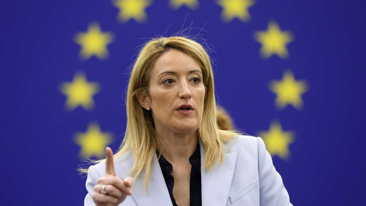 Immagine di Metsola: "È ora di un'unione dell'energia in Europa. L'Italia può essere leader"