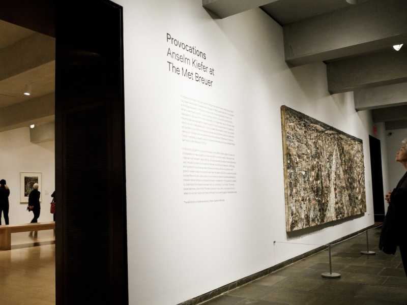 Una mostra di Anselm Kiefer (Ansa)&nbsp;