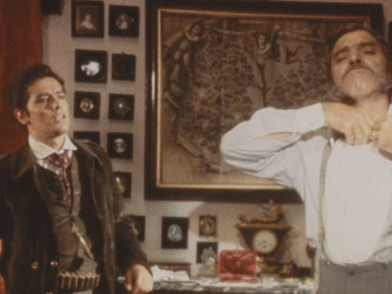 Alain Delon e Burt Lancaster nel "Gattopardo" di Luchino Visconti (Olycom)&nbsp;