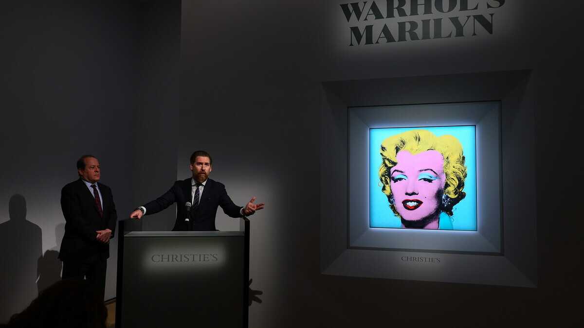 Immagine di La Marilyn di Andy Warhol, un’icona al quadrato per il mercato dell’arte