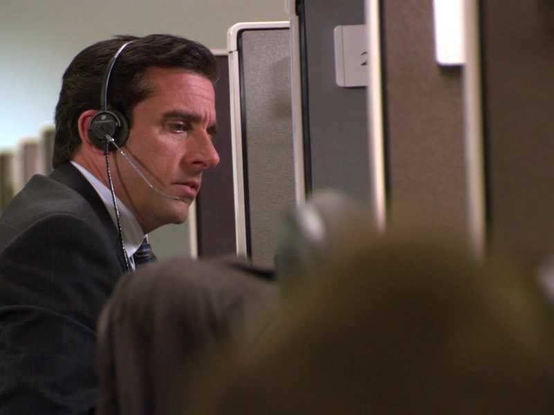 Steve Carell è Michael Scott nella quarta stagione di "The Office", sulla Nbc 