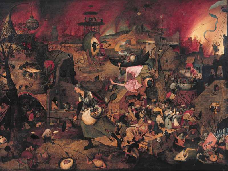 Margherita la pazza, “Dulle Griet”, di Pieter Bruegel il Vecchio, 1562 (Wikipedia) <br />