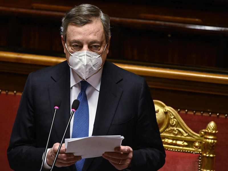 Mario Draghi (Ansa)