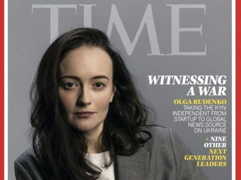 Olga Rudenko sulla copertina di Time&nbsp;
