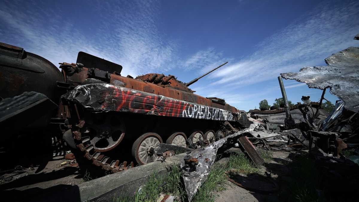 Immagine di Zelensky: il Donbas è "completamente distrutto"