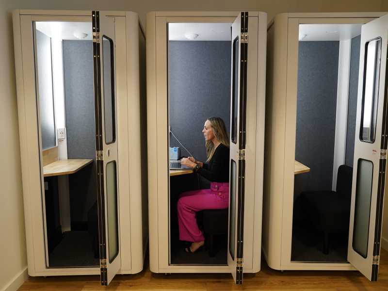 Un coworking a San Francisco (FOTO LAPresse)<br /> <br />