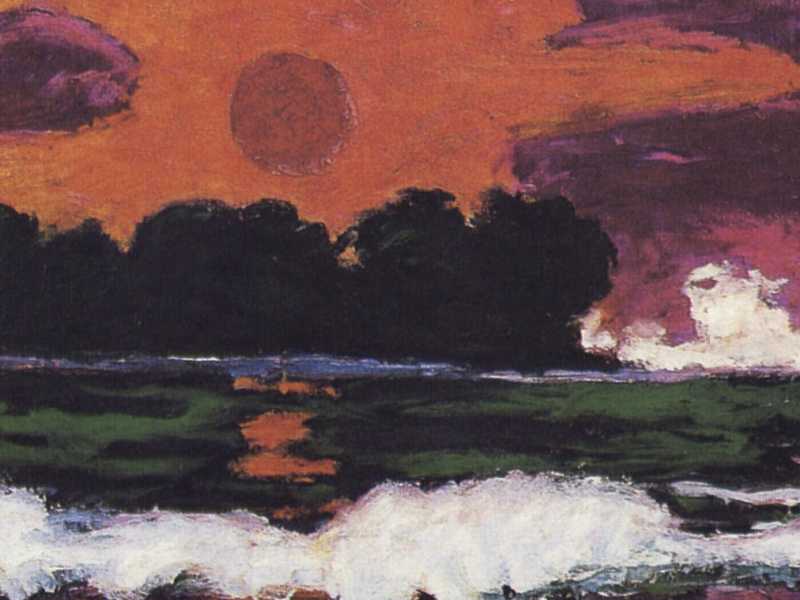 Emil Nolde "Sole ai tropici", 1914 