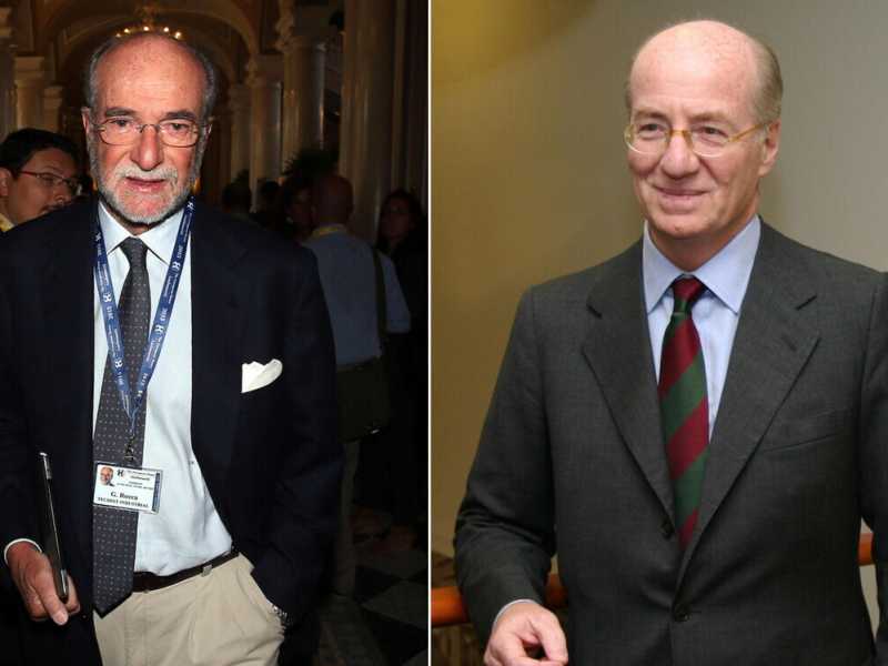 &nbsp;Gianfelice e Paolo Rocca (foto Ansa)