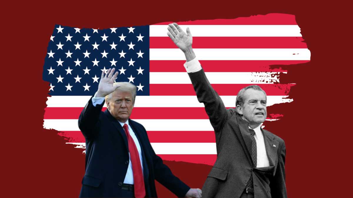 Immagine di Il veleno e la sete di potere di Nixon e Trump