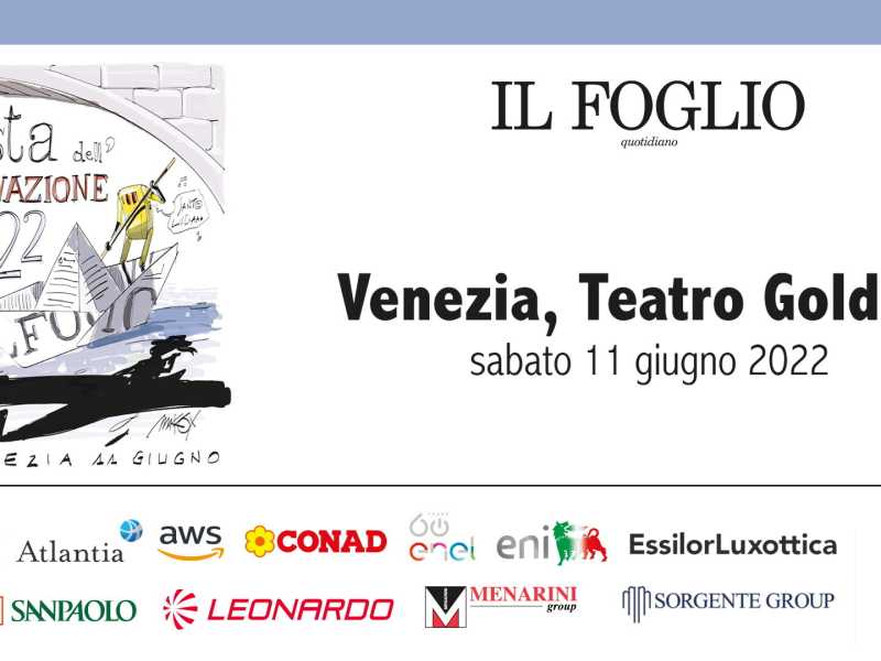 La festa dell'Innovazione 2022. Il Foglio torna a Venezia