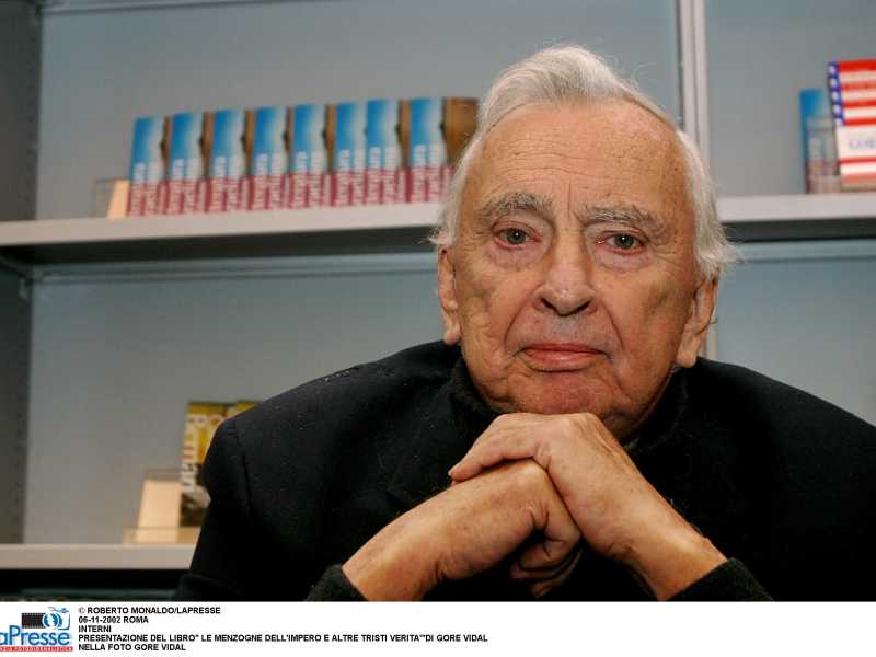 Gore Vidal stava molto in Italia. Si era stabilito a Roma nel 1958 per sceneggiare &ldquo;Ben Hur&rdquo; (LaPresse)&nbsp;<br />