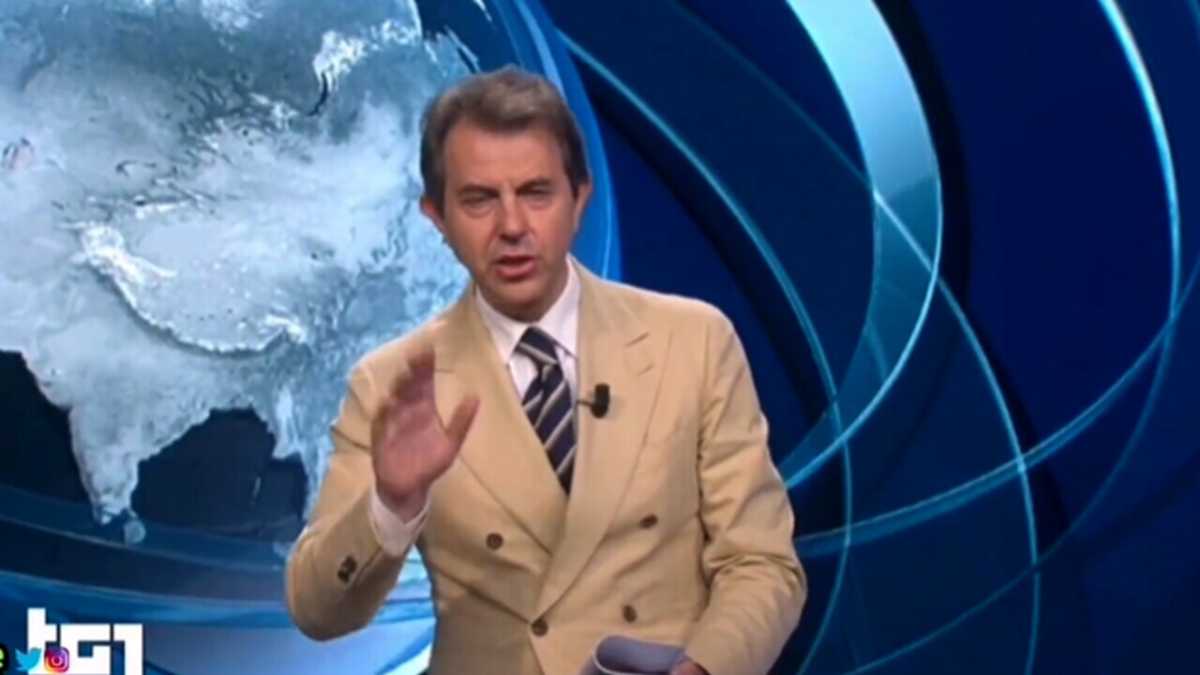 Immagine di Lo struggente addio di Giorgino al Tg1 delle 20