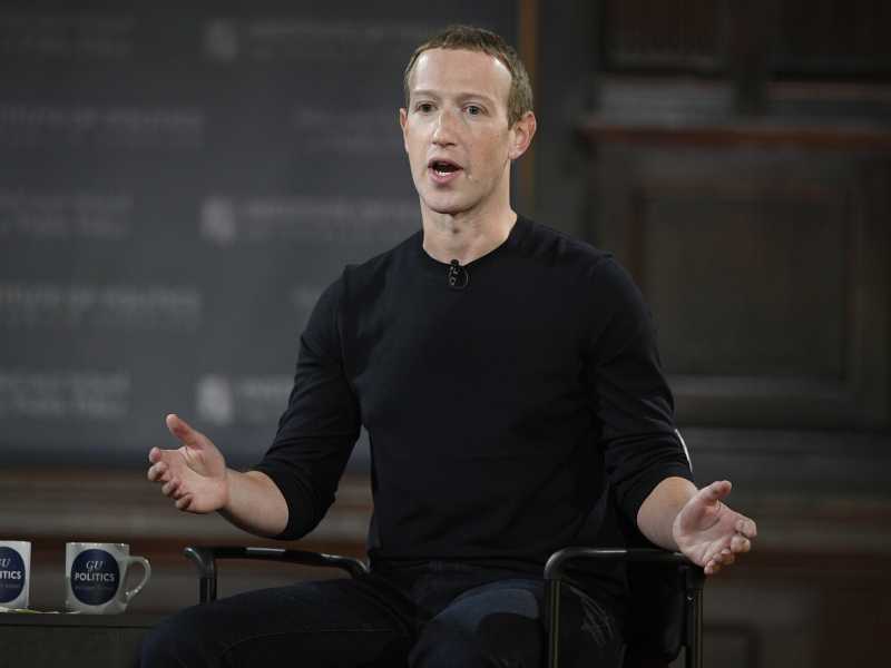 Mark Zuckerberg (foto LaPresse)