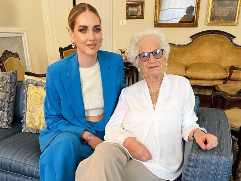 La foto con Segre, una delle rare volte in cui si fatica a trovare un commento rabbioso o critico sotto a un post di Chiara Ferragni (foto Instagram) <br />
