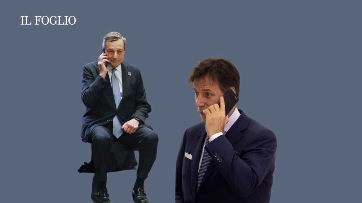 Immagine di Draghi chiama Conte. Si vedranno lunedì, alla vigilia di una settimana bollente per il governo