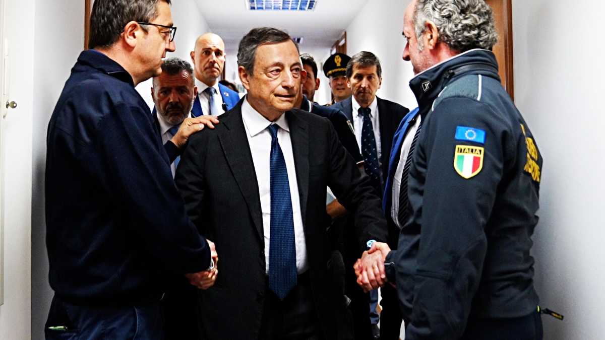 Immagine di Dopo la tragedia della Marmolada, Draghi va a Canazei