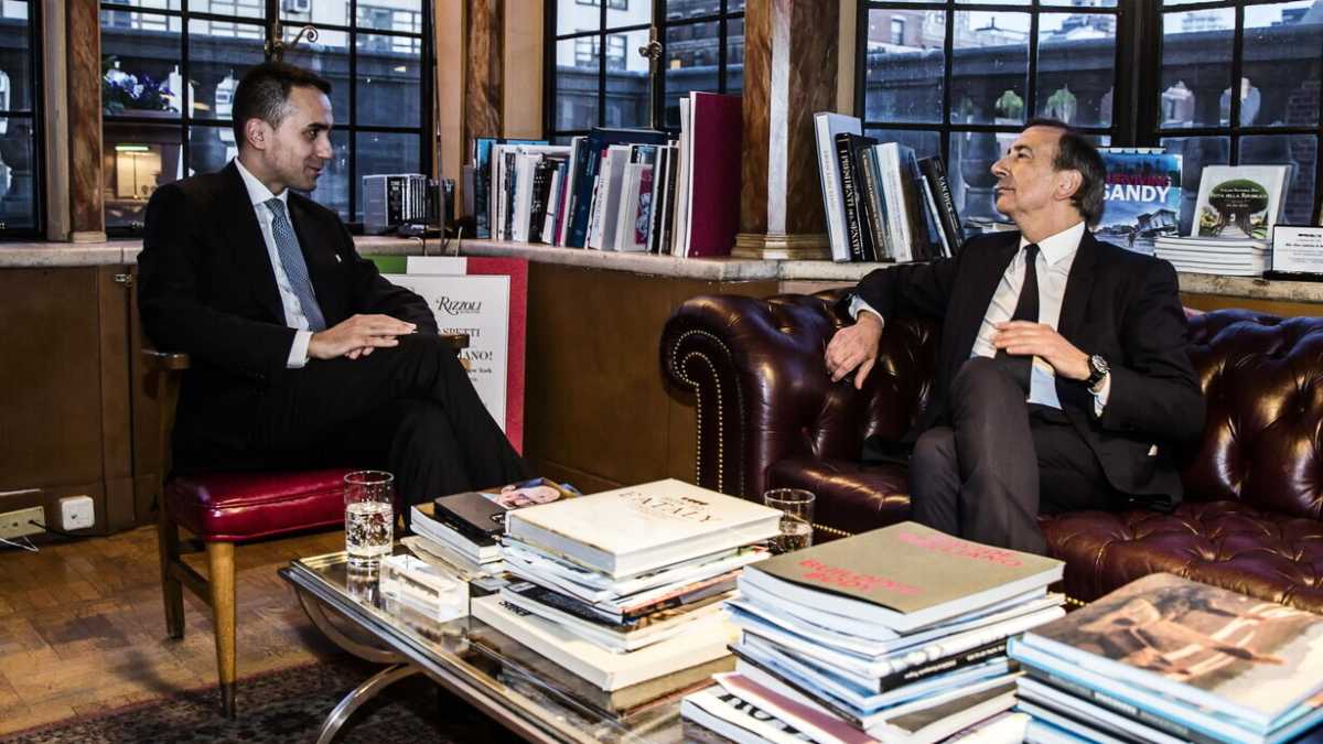 Immagine di Di Maio fa colazione da Beppe Sala
