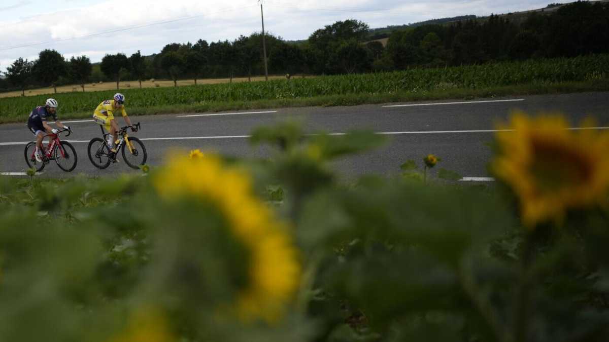 Immagine di Pogacar vince ed è in maglia gialla. Al Tour de France ci sono buoni motivi per sorridere